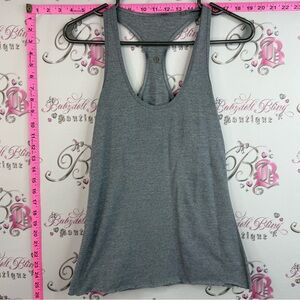lululemon athletica tank top grey racer back Heather Gray Racerback Tank